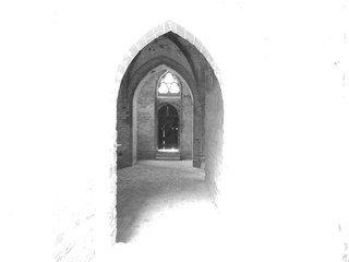 The monastery chorin inside or outside.