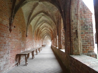 The monastery chorin inside or outside.