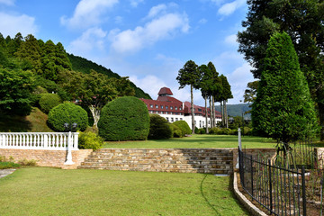箱根芦ノ湖畔のホテル