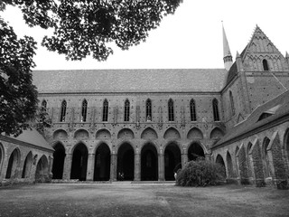 The monastery chorin inside or outside.