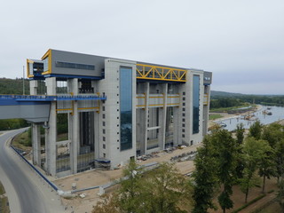 The boat lift in Niederfinow near Berlin.