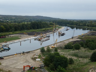 A river in Niederfinow.