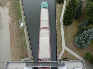 A river in Niederfinow.