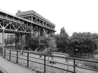 The boat lift in Niederfinow near Berlin.