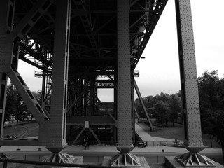 The boat lift in Niederfinow near Berlin.