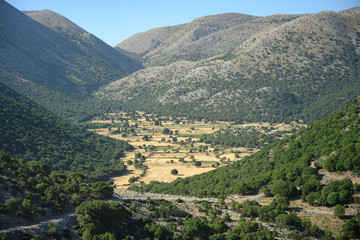 Fototapeta na wymiar Askifou-Ebene, bei Vrisses, Kreta, Griechenland