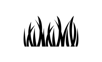 grass plants nature isolated icon