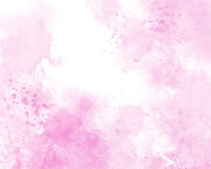 Pink abstract watercolor background