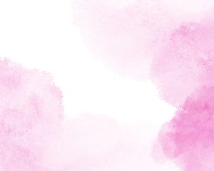 Soft pink abstract watercolor background. Watercolor pink texture. 