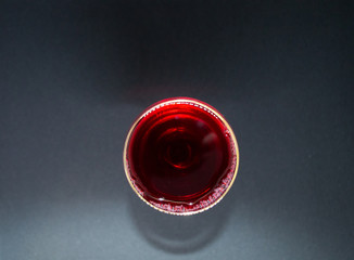 glass of red wine