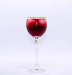 glass of red wine