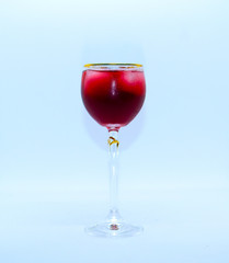 glass of red wine