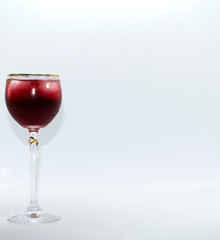glass of red wine