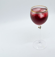 glass of red wine