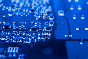 Blue graphic card. Blue.