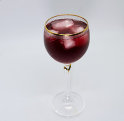 glass of red wine