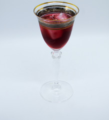glass of red wine