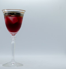 glass of red wine