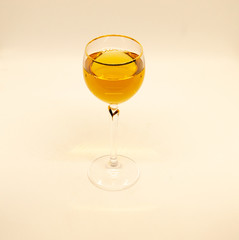 glass of white wine