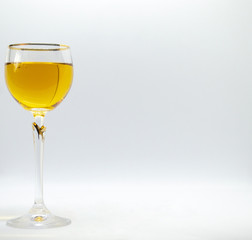 glass of white wine