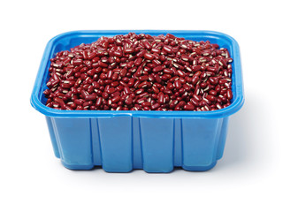 red beans isolated on white background