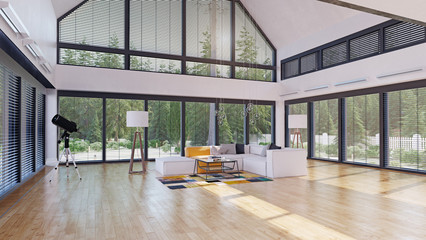 modern house interior.