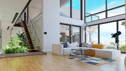 modern house interior.