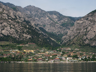 Limone sul Garda - italienische Gemeinde am Westufer des Gardasees in der Provinz Brescia in der...