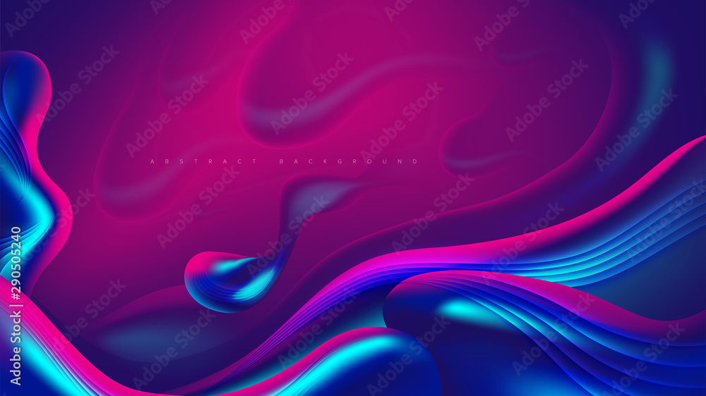 Poster abstract template design in vector