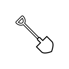shovel icon trendy