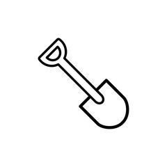 shovel icon trendy