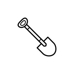 shovel icon trendy