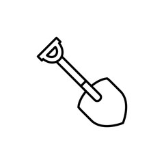 shovel icon trendy