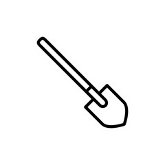 shovel icon trendy