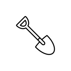 shovel icon trendy