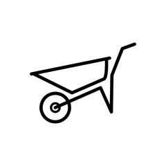 wheel barrow icon