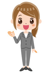 ビジネスウーマン　案内