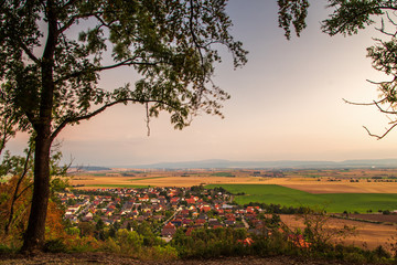 Blick über Wittmar richtung Harz