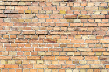 Old brick wall in a background image.