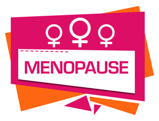Menopause Pink Orange Squares Triangles 