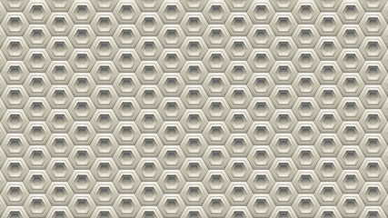 Beige Embossed Hexagon Background Illustration