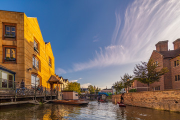 August 23, 2019, city tour in Cambridge UK, Cambridge colleges and other tourist attractions.