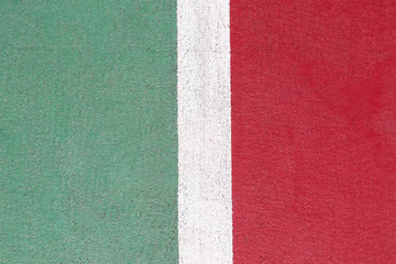 Fototapeta premium colorful basketball lines on an outdoor court, texture, background.