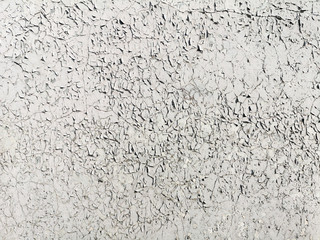 Stucco cracked on the wall as abstract background