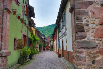 the old town of Kaysersberg