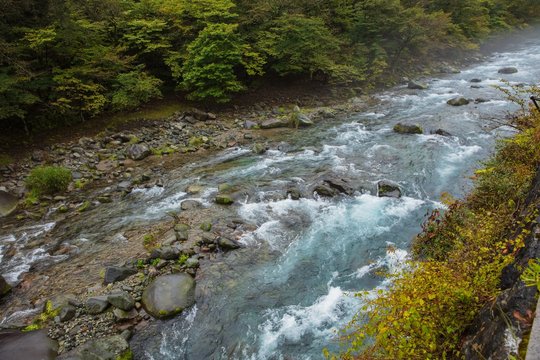 Daiya River In Nikko National Park