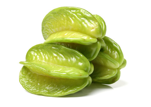 Carambola isolated on a white background