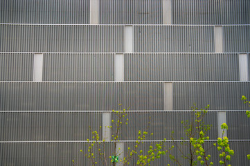 Structure of a house facade