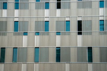 House facade with a steel structure