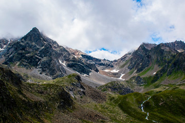 alpine peaks of south Tyrol seven